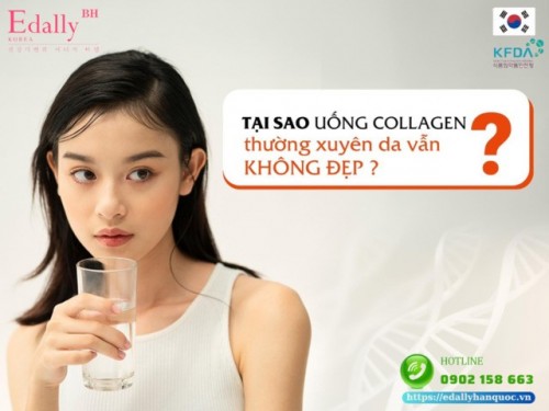 Tại Sao Uống Collagen Thường Xuyên Nhưng Da Vẫn Không Đẹp?