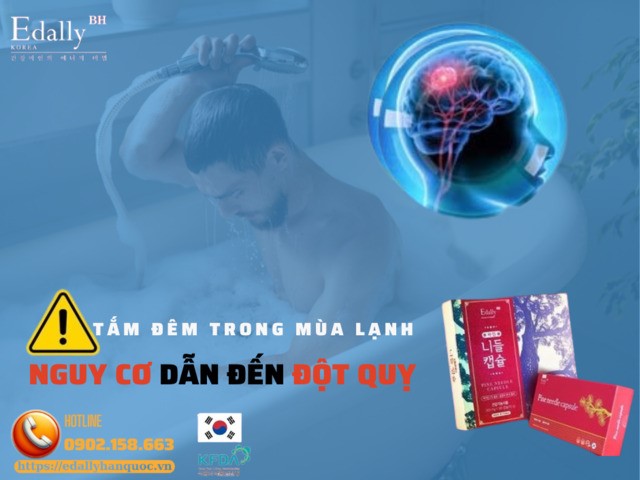 Cảnh báo: Tắm đêm khuya muộn trong mùa lạnh nguy cơ dẫn đến đột quỵ