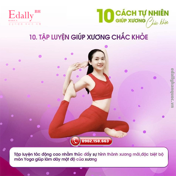 Tập luyện thường xuyên giúp xương khớp chắc khỏe một cách tự nhiên