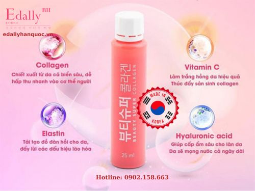 Nước Uống Collagen Edally Với 4 Dưỡng Chất Vô Cùng Quan Trọng