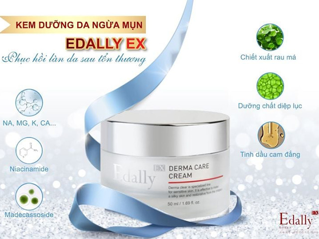 Thành phần của Kem dưỡng da ngừa mụn Edally EX Hàn Quốc