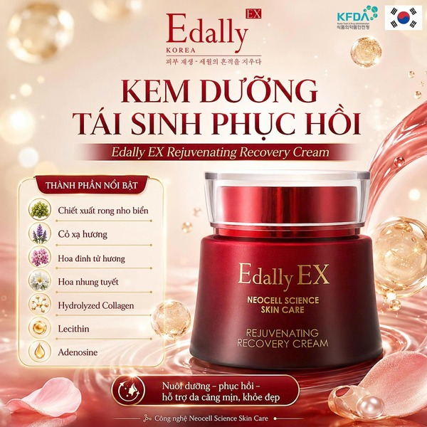 Thành phần của Kem dưỡng tái sinh phục hồi Edally EX Hàn Quốc