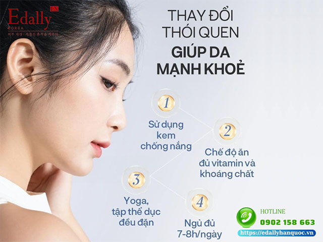 Thay đổi thói quen giúp chống lão hóa da trước 30 tuổi để duy trì làn da khỏe mạnh