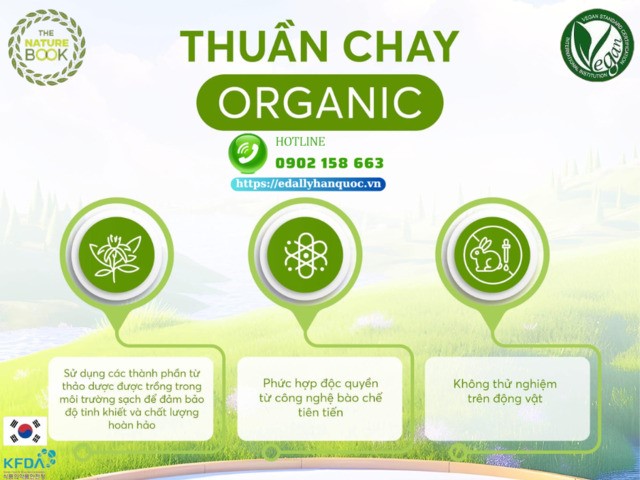 The Nature Book là thương hiệu Mỹ phẩm thuần chay, bảo vệ môi trường