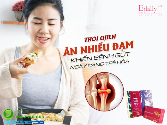 Thói quen ăn nhiều đạm khiến bệnh gout ngày càng được trẻ hóa