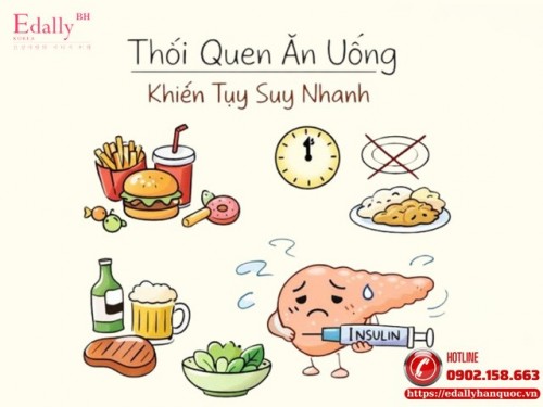 Thói Quen Ăn Uống Khiến Tụy Suy Nhanh