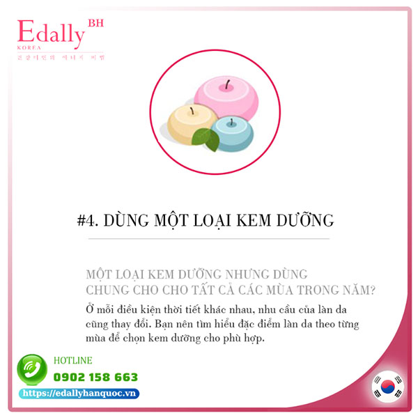 Thói quen chỉ dùng một loại kem dưỡng cho tất cả các mùa khi chăm sóc da gây tổn hại đến làn da