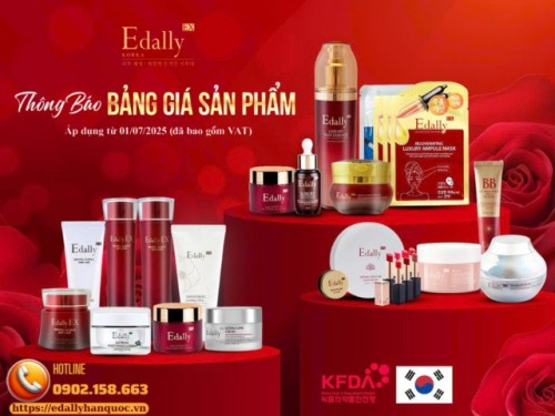 Thông Báo Điều Chỉnh Giá Sản Phẩm Mỹ Phẩm, Thực Phẩm Bảo Vệ Sức Khỏe Edally - Nature Book