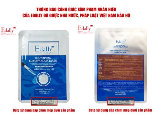 Thông Báo Xâm Phạm Nhãn Hiệu Edally Đã Được Pháp Luật Nhà Nước Bảo Hộ