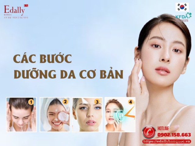 Thứ tự ưu tiên các bước dưỡng da cơ bản