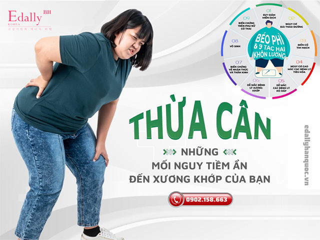 Người thừa cân béo phìbị thoái hóa khớp và những mối nguy tiềm ẩn đến hệ xương khớp