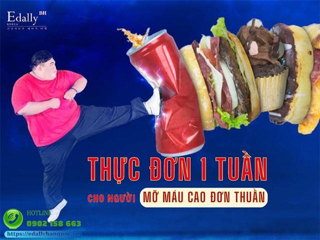 Thực đơn 1 tuần dành cho người bị mỡ máu cao đơn thuần