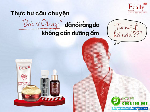 Thực hư câu chuyện bác sĩ Obagi nói rằng da không cần dưỡng ẩm