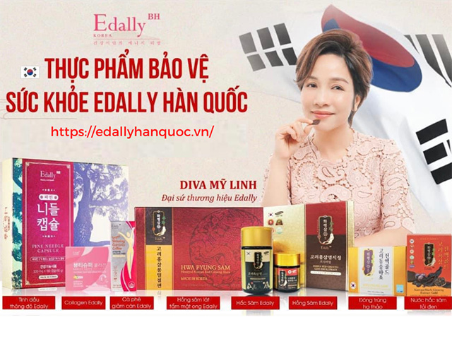 Thương hiệu Thực phẩm bảo vệ sức khỏe Edally BH thuộc hệ thống Edally Beauty & Health Hàn Quốc