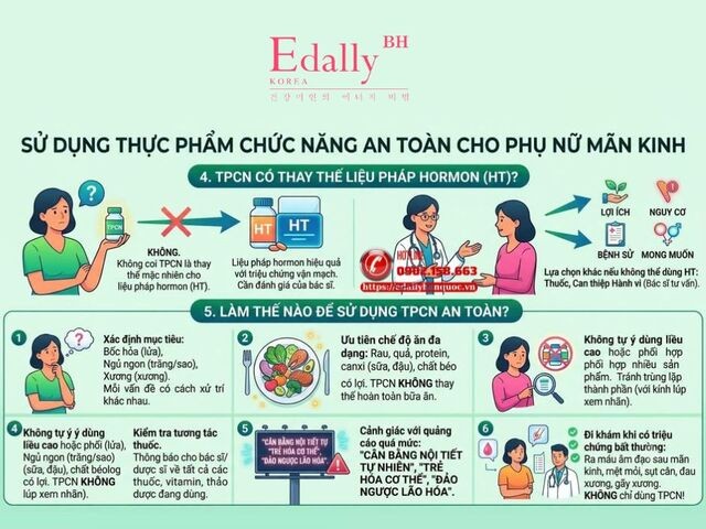 Thực phẩm chức năng cho phụ nữ mãn kinh: Có thực sự cần thiết và an toàn?