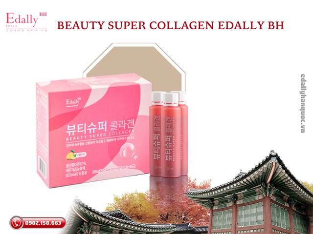 Nước uống Beauty Super Collagen Edally Hàn Quốc là Top những thực phẩm chức năng tốt cho phụ nữ nên uống