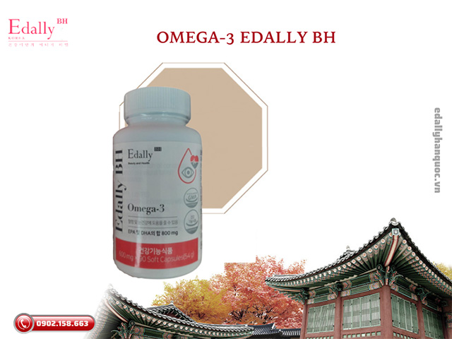 Viên uống Omega-3 Edally BH Hàn Quốc là Top những thực phẩm chức năng tốt cho phụ nữ nên uống