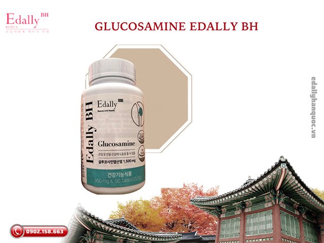 Viên uống xương khớp Glucosamine Edally BH Hàn Quốc là Top những thực phẩm chức năng tốt cho phụ nữ nên uống