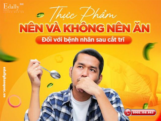 Thực phẩm nên và không nên ăn đối với bệnh nhân sau khi mổ cắt trĩ