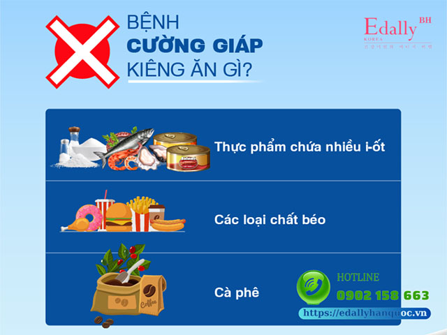 Những thực phẩm người bệnh cường giáp nên kiêng ăn