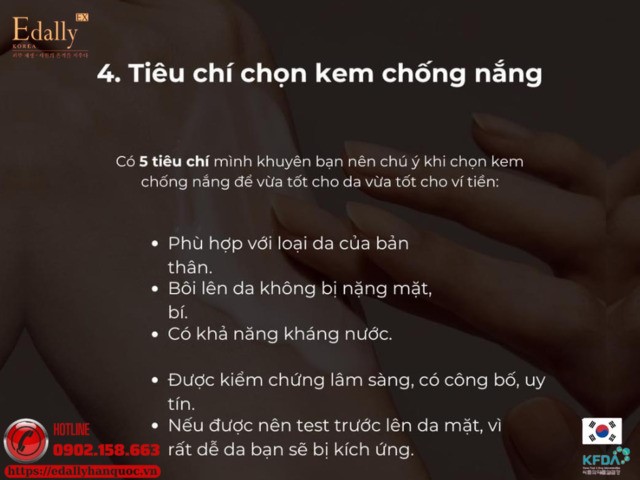 Cách chọn kem chống nắng để da không bị lên mụn và thâm sạm