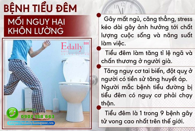 Tiểu đêm nhiều lần nguy hiểm như thế nào?