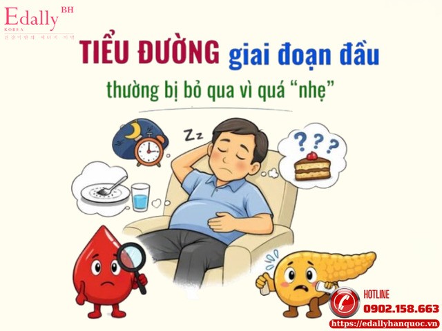 Bệnh tiểu đường giai đoạn đầu thường bị bỏ qua vì quá nhẹ