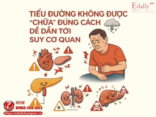 Tiểu Đường Không Được Chữa Đúng Cách Dễ Dẫn Tới Suy Cơ Quan