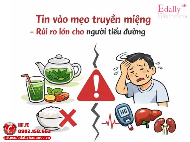 Tin vào mẹo truyền miệng - rủi ro lớn cho người bệnh tiểu đường