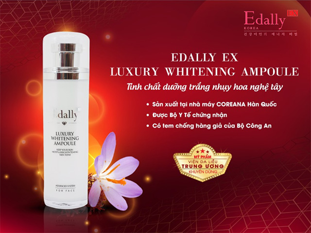Tinh chất dưỡng trắng Saffron Edally EX cao cấp được nhập khẩu chính hãng từ Hàn Quốc