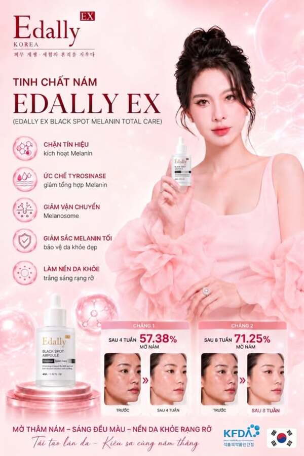Tinh chất nám Edally EX Black Spot Ampoule Melanin Total Care Hàn Quốc