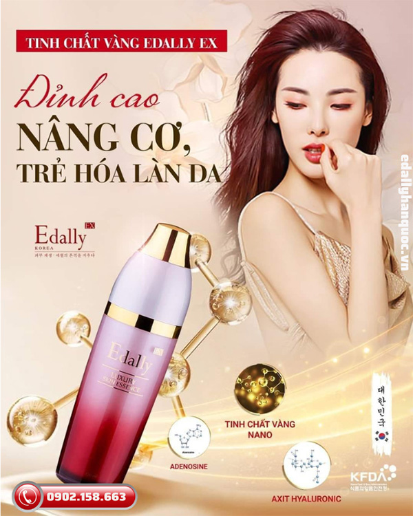 Tinh chất vàng 24K Edally EX Hàn Quốc - Đỉnh cao nâng cơ trẻ hóa làn da