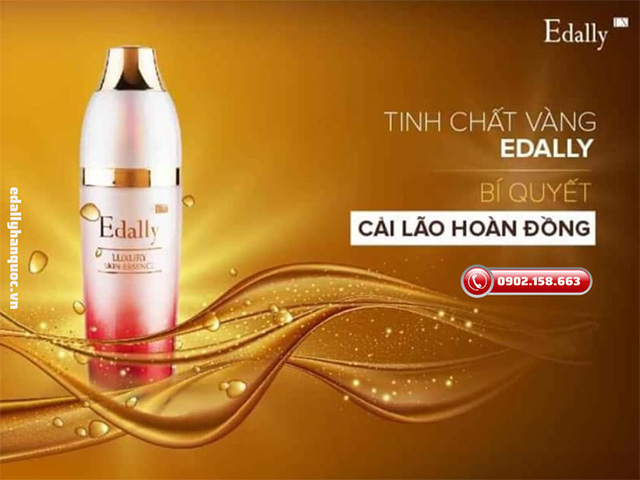 Tinh chất vàng 24k Edally EX Hàn Quốc - Bí quyết cải lão hoàn đồng