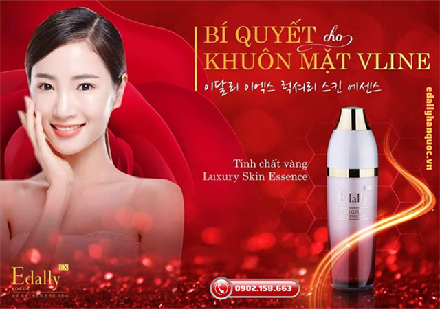 Tinh chất vàng 24k Edally EX Hàn Quốc - Bí quyết cho khuôn mặt Vline