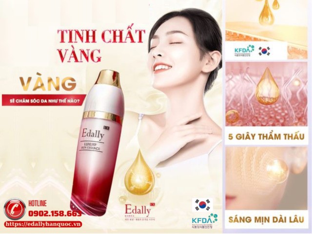 Tinh chất vàng sẽ chăm sóc làn da của bạn như thế nào?