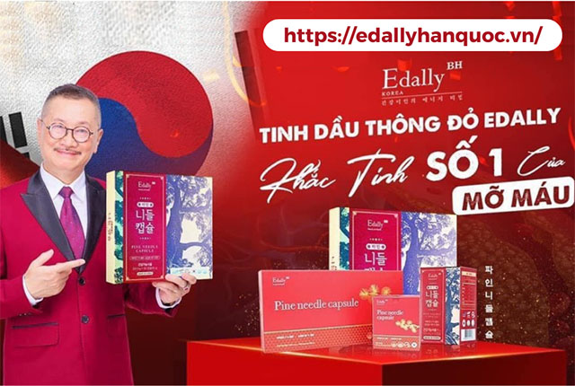 Tinh Dầu Thông Đỏ Edally BH - Khắc Tinh Số 1 Của Mỡ Máu