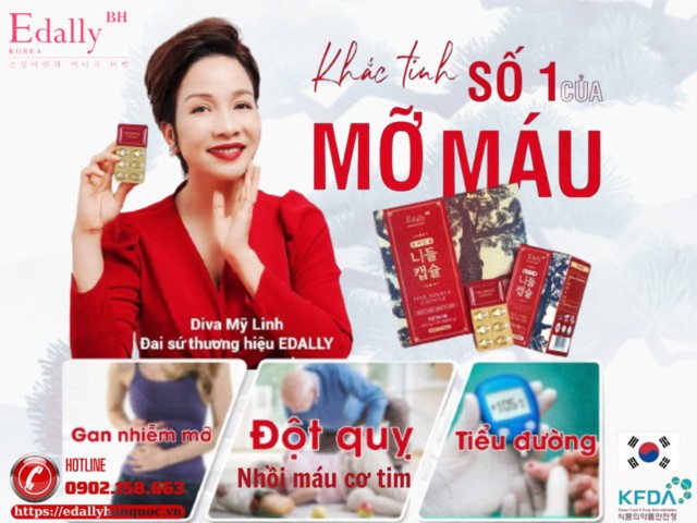 Tinh dầu thông đỏ Hàn Quốc Edally Pine Needle Capsule - Bí quyết ổn định đường huyết, ngăn ngừa biến chứng của bệnh tiểu đường type 1 và type 2