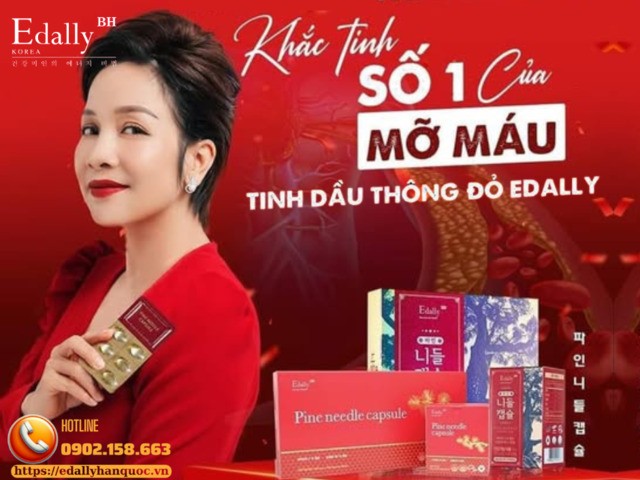 Tinh dầu thông đỏ Hàn Quốc Edally Pine Needle Capsule - Bí quyết đẩy lùi mỡ máu cao