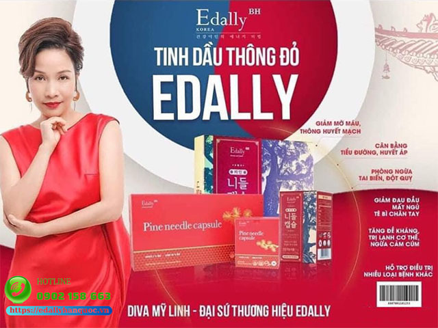 Tinh dầu thông đỏ Hàn Quốc Edally Pine Needle Capsule - Bí quyết cho một hệ tuần hoàn máu khỏe mạnh