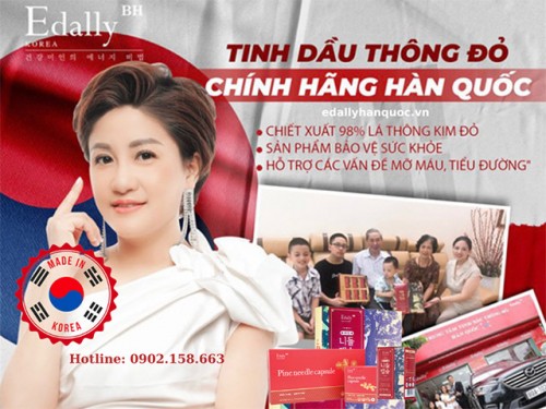 Địa Chỉ Bán Tinh Dầu Thông Đỏ Hàn Quốc Nhập Khẩu Chính Hãng Tại Ba Đồn, Quảng Bình