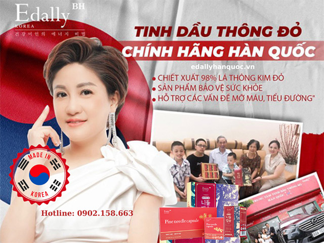Địa Chỉ Bán Tinh Dầu Thông Đỏ Hàn Quốc Nhập Khẩu Chính hãng, Uy Tín Tại Long An, Tân An