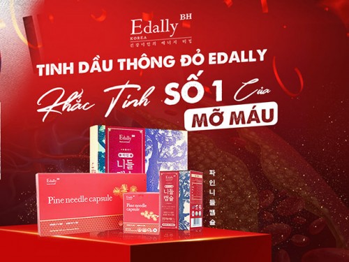 Địa Chỉ Bán Tinh Dầu Thông Đỏ Hàn Quốc Edally Chính Hãng Uy Tín Tại TP.HCM