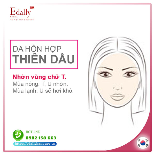 Type da hỗn hợp thiên dầu và cách chăm sóc da hiệu quả