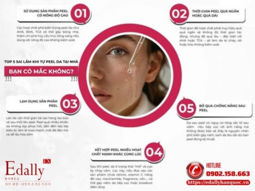 Top 5 Sai Lầm Khi Tự Peel Da Tại Nhà - Bạn Có Mắc Không? 