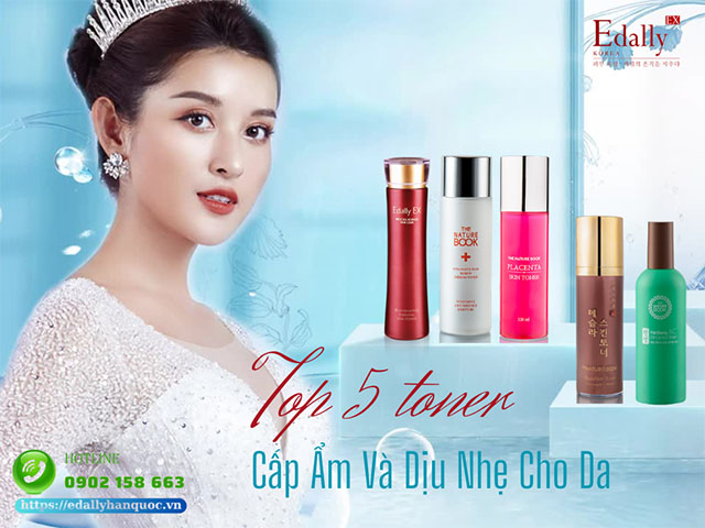 Review Top 5 loại toner cấp ẩm và dịu nhẹ cho da tốt nhất hiện nay