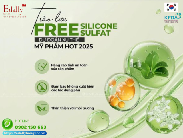 Trào lưu Free Silicone và Free Sulfat - Dự đoán xu thế mỹ phẩm hot trong tương lai