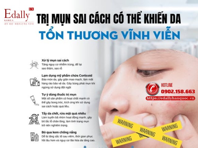 Trị Mụn Sai Cách Có Thể Khiến Da Tổn Thương Vĩnh Viễn