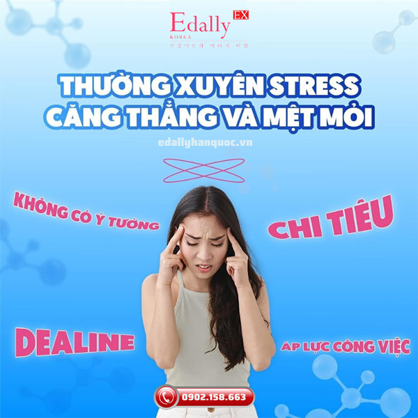 Điều trị nám mãi không hết do thường xuyên stress, căng thẳng