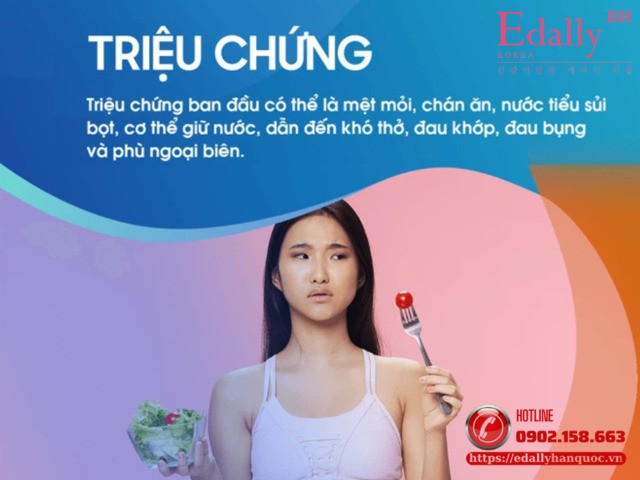Triệu chứng của hội chứng thận hư
