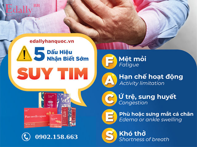 Triệu chứng của bệnh suy tim